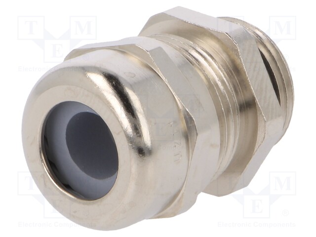 Cable gland; M20; IP68; Mat: brass; Body plating: nickel