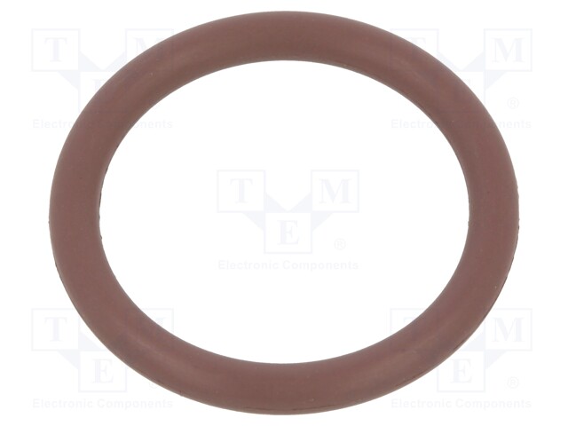 O-ring gasket; FPM; D: 3mm; Øint: 22mm; brown; -20÷200°C