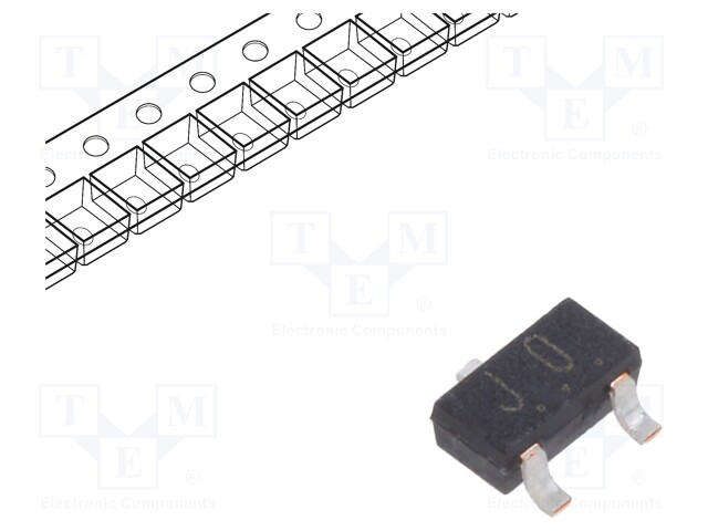 Transistor: N-JFET; unipolar; 1.4mA; 100mW; SC59; Igt: 10mA