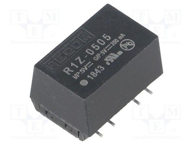 Converter: DC/DC; 1W; Uin: 4.5÷5.5V; Uout: 5VDC; Iout: 200mA; SMD