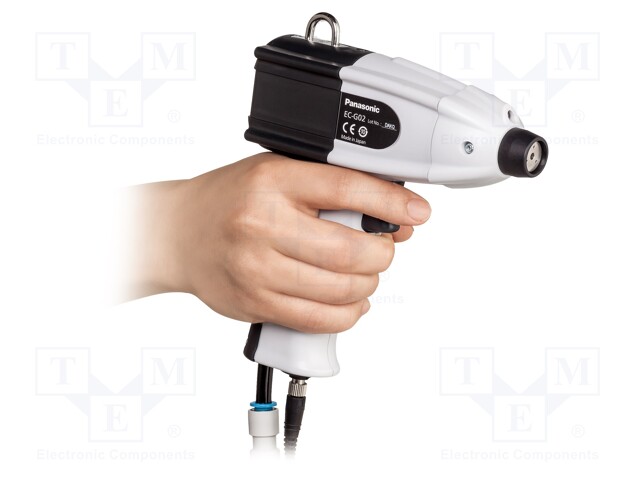 Ionized air gun; ESD; 144x185x51mm; 18m3/h; 0÷50°C; 0.5÷5bar