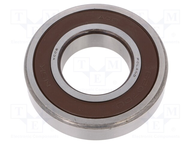 Bearing: ball; Øint: 35mm; Øout: 72mm; W: 17mm; bearing steel