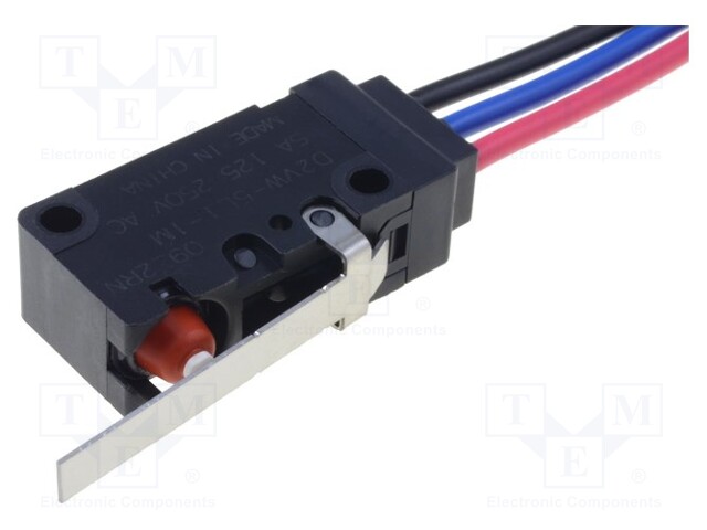 Microswitch SNAP ACTION; with lever; SPDT; 5A/250VAC; 5A/30VDC