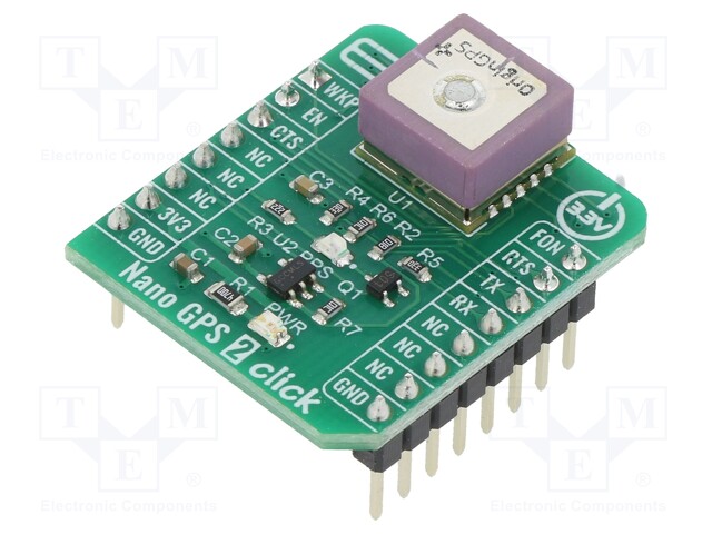 Click board; GNSS,GPS; GPIO,UART; ORG1510-MK05; 3.3VDC