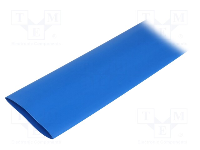 Heat shrink sleeve; flexible; 2: 1; 38.1mm; L: 1.2m; blue; 5pcs.