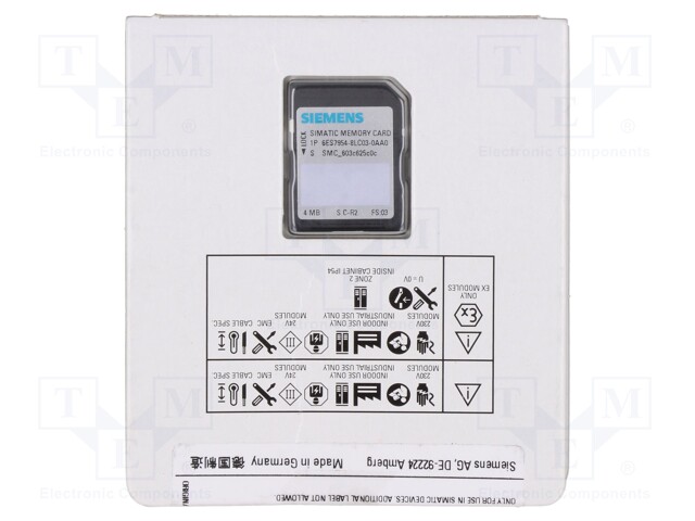 Memory card; S7-1500; 4MB