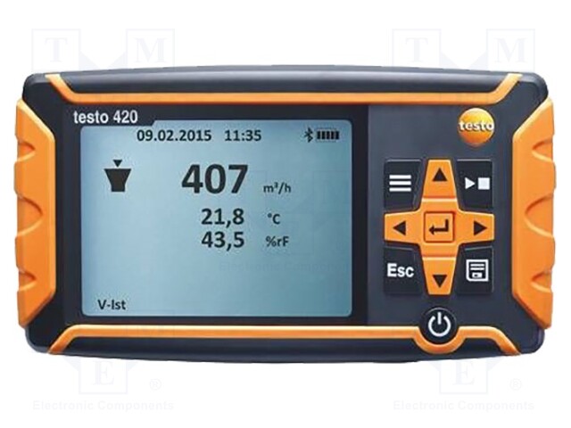 Differential manometer; 700÷1100Pa; LCD 3,5",with a backlit