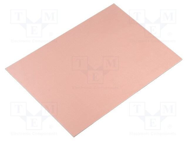 Laminate; aluminium; 1.5mm; L: 244mm; W: 170mm; Coating: copper