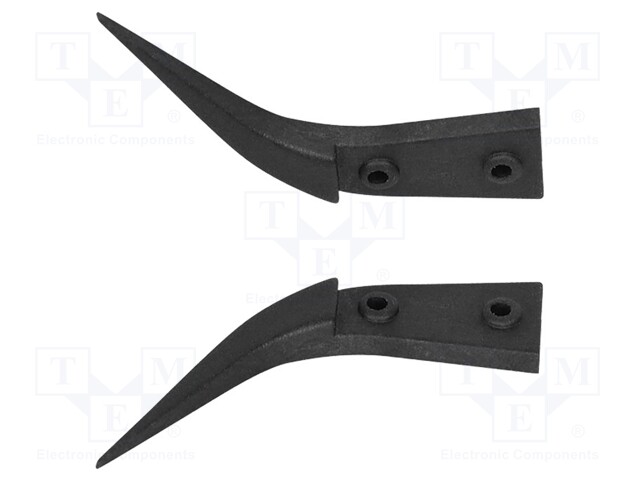 Spare part: tip; Blade tip shape: sharp; Blades: curved; ESD; 2pcs.