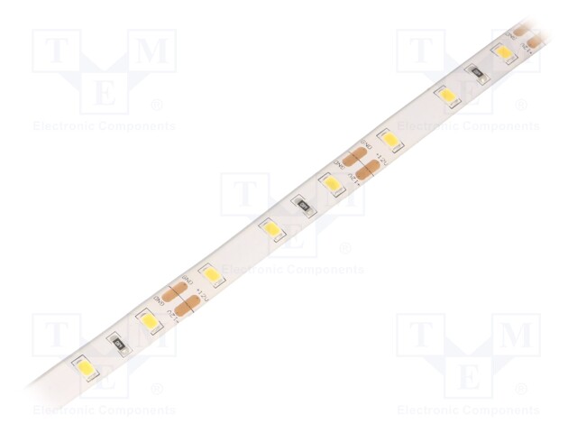 LED tape; white warm; LED/m: 60; SMD; 2835; 12V; 8mm; in gel; IP65