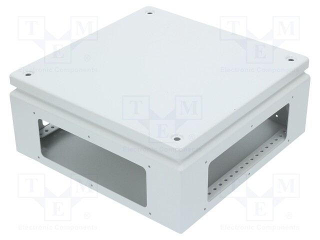 Enclosure: multipurpose; X: 300mm; Y: 300mm; Z: 120mm; with flange