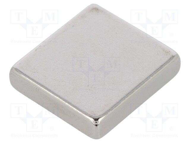 Magnet: permanent; neodymium; H: 4mm; 50N; W: 16.5mm; L: 18mm