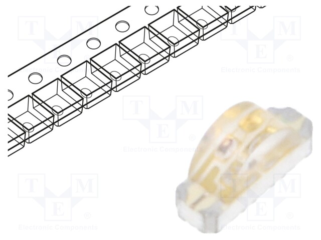 LED; SMD; 1206; RGB; 3x1.5x1mm; 100°; 25mA; Lens: transparent