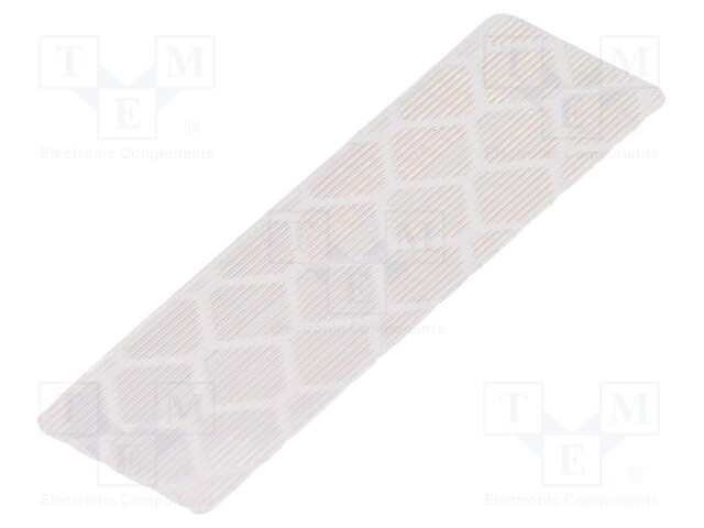 Reflector; self-adhesive; Body dimensions: 35x10x0.6mm