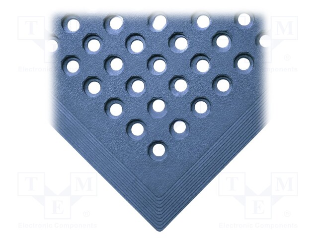 Anti-slip mat; Width: 0.9m; L: 1.5m; Mat: rubber; Colour: blue; Pcs: 4