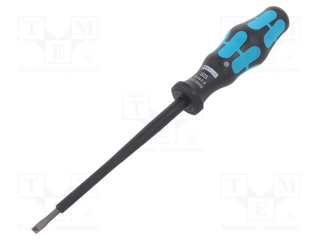 Screwdriver; insulated; slot; 3,5x0,6mm; Blade length: 100mm