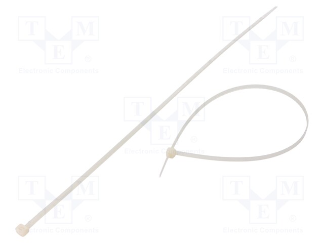 Cable tie; L: 368mm; W: 4.8mm; polyamide; 215.5N; natural