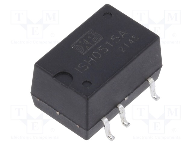 Isolated Board Mount DC/DC Converter, 1.5kV Isolation, ITE, 1 Output, 2 W, 15 V, 133 mA