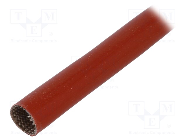 Insulating tube; Mat: glass fibre coated  with silicone rubber