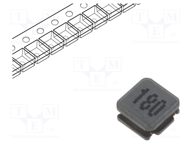 Inductor: wire; SMD; 18uH; 590mA; 0.559Ω; 3x3x1.5mm; ±20%