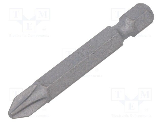 Screwdriver bit; Phillips; PH2; Overall len: 50mm