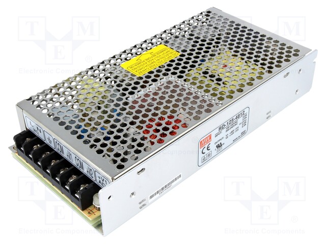 Power supply: switched-mode; modular; 138W; 48VDC; 199x98x38mm