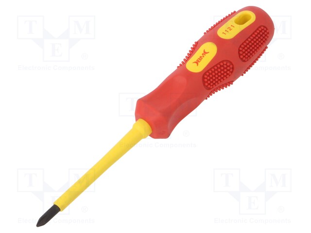 Screwdriver; insulated; Phillips; PH1; Blade length: 80mm