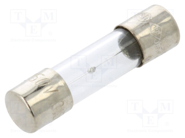 Fuse: fuse; 3.5A; 250VAC; glass; 20x5.2mm; brass; bulk