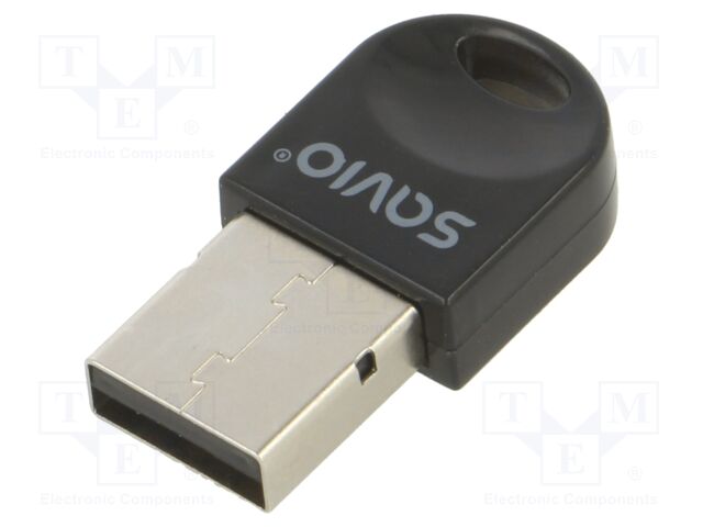 BT adapter; USB A; Bluetooth 5.3,USB 2.0; with LED; black; 3Mbps