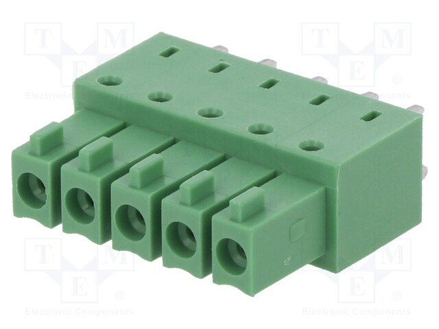 Pluggable terminal block; 3.5mm; ways: 5; straight; socket; female