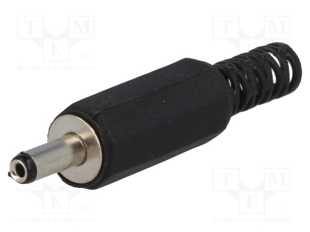 Plug; DC supply; female; 3,4/1,4mm; 3.4mm; 1.4mm; for cable; 9.5mm