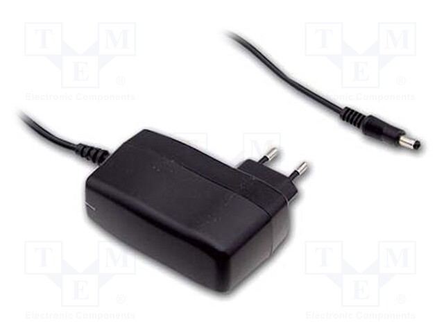 Power supply: switched-mode; 15VDC; 4A; Out: 5,5/2,1; 60W; Plug: EU
