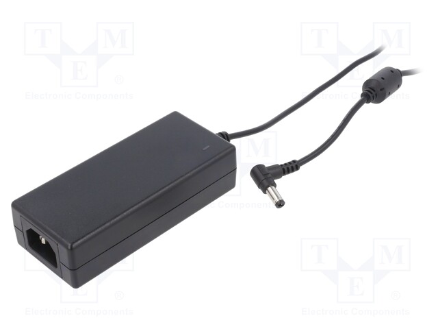 Power supply: switched-mode; 19VDC; 2.65A; Out: 5,5/2,1; 50W; 89%