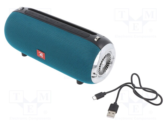 Speaker; green; Jack 3,5mm,microSD,USB B micro; Bluetooth 5.1