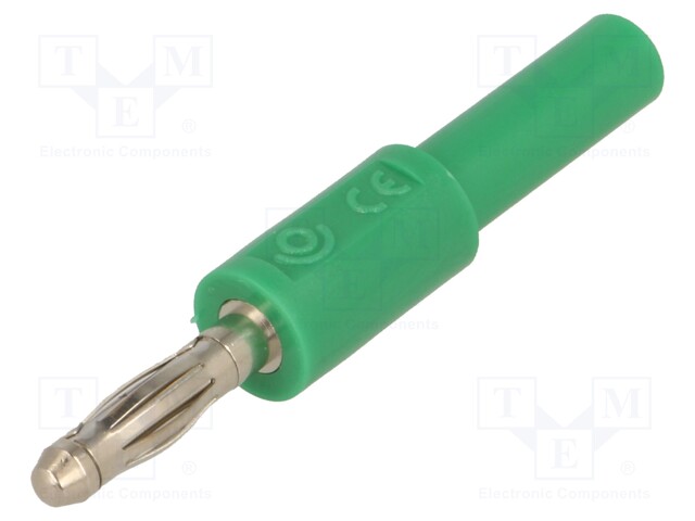 Adapter; banana 4mm socket,banana 4mm plug; 10A; 33VAC; 70VDC