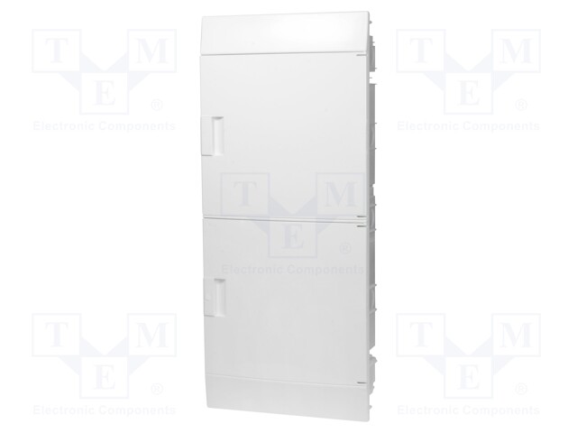 Enclosure: for modular components; IP41; grey; No.of mod: 48