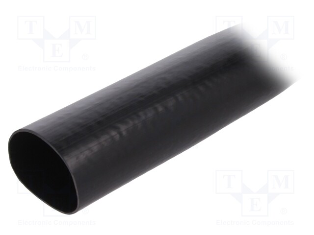 Insulating tube; Mat: PVC; black; -20÷125°C; Øint: 30mm; L: 10m