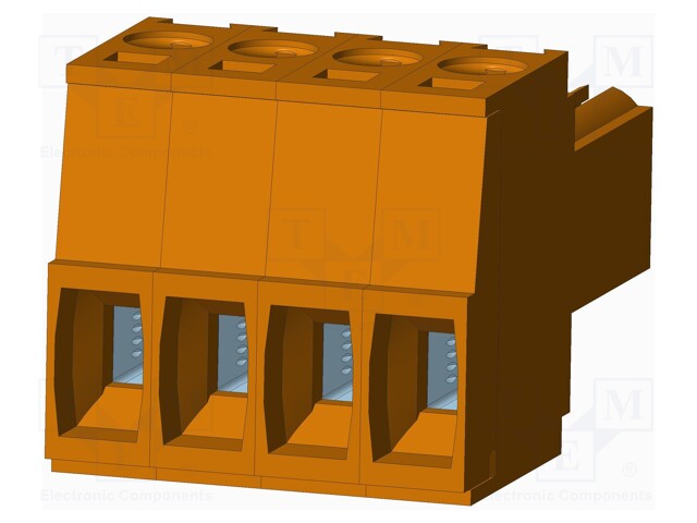 Connector: pluggable terminal block; plug; female; straight; 10A