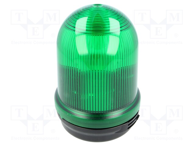 Signaller: lighting; continuous light; green; Series: 826; IP65