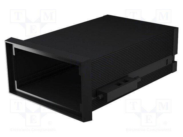 Enclosure: panel; X: 96mm; Y: 48mm; Z: 124mm; ABS + PC,PPO; black