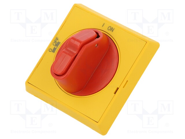 Knob; Colour: red/yellow