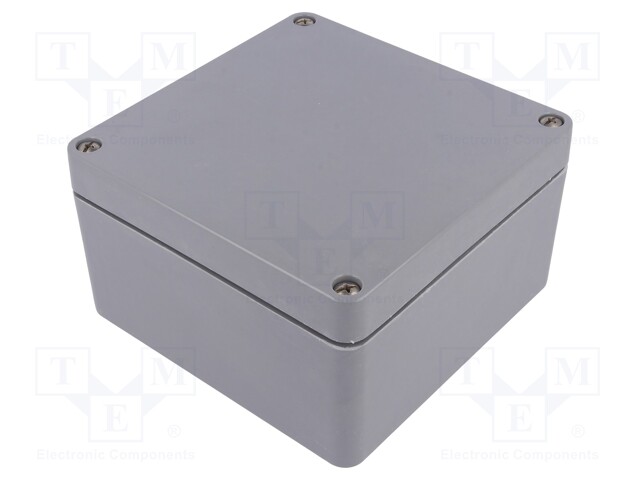 Enclosure: multipurpose; X: 160mm; Y: 160mm; Z: 91mm; EURONORD; grey