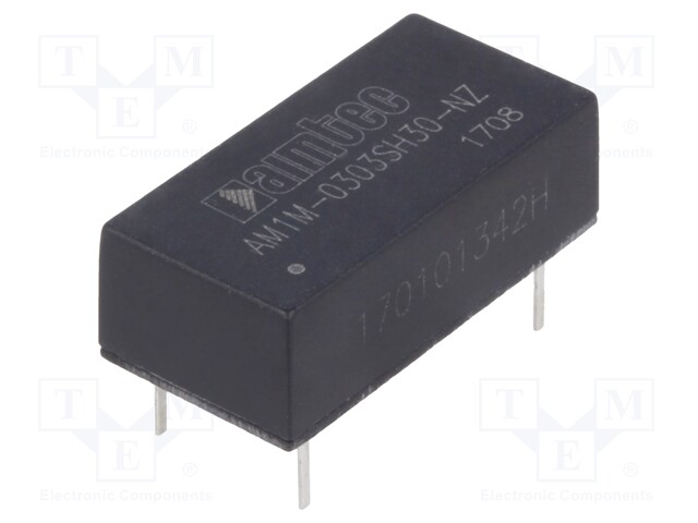 Converter: DC/DC; 1W; Uin: 2.97÷3.63V; 3.3VDC; Iout: 303mA; DIP14