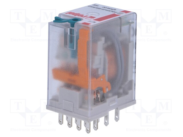 Relay: electromagnetic; 4PDT; Ucoil: 24VDC; 6A/250VAC; 6A/24VDC