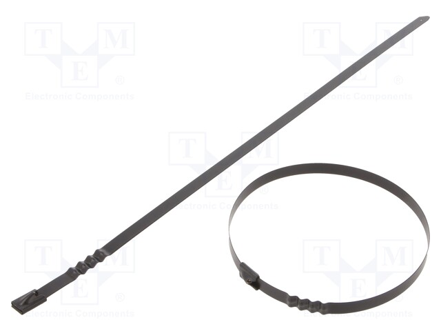 Cable tie; L: 360mm; W: 7.9mm; stainless steel AISI 304; 1112N