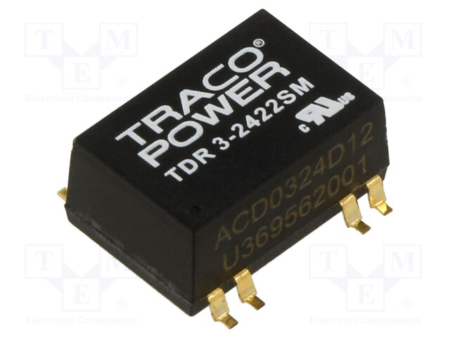 Converter: DC/DC; 3W; Uin: 18÷36V; Uout: 12VDC; Uout2: -12VDC; SMD