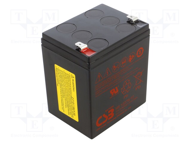 Re-battery: acid-lead; 12V; 6.8Ah; AGM; maintenance-free; 27W