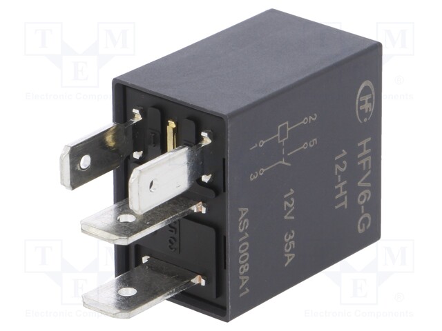 Relay: electromagnetic; SPST-NO; Ucoil: 12VDC; 35A; automotive