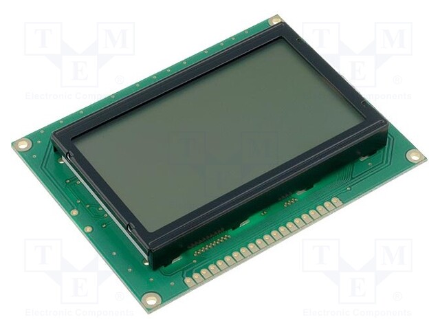 Display: LCD; graphical; 128x64; FSTN Positive; 93x70x13.6mm; LED