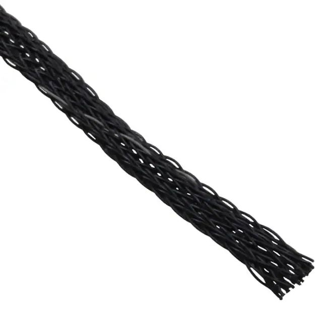 Polyester conduit; VERSAFLEX-FR-1/8-09-SP; Braid diameter: 3÷6.4mm; black